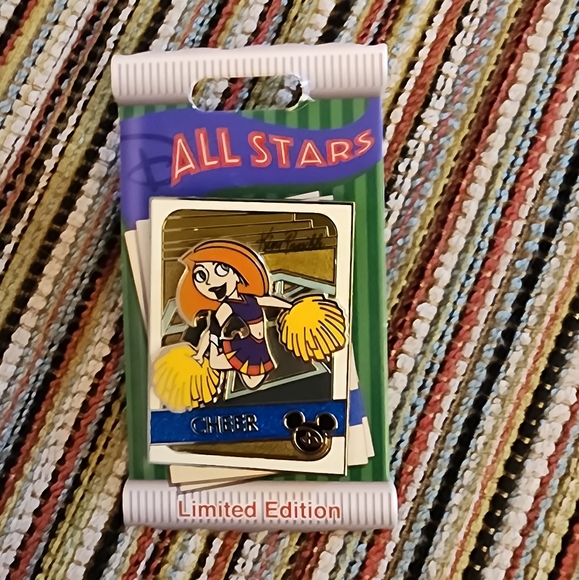 Disney | Accessories | Disney Pin Trading Card All Stars Kim Possible ...